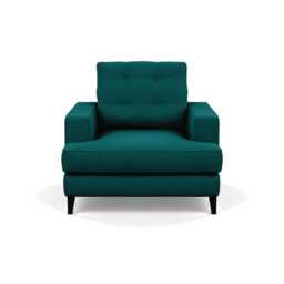 Heal's Mistral Armchair Brushed Cotton Pine Black Feet