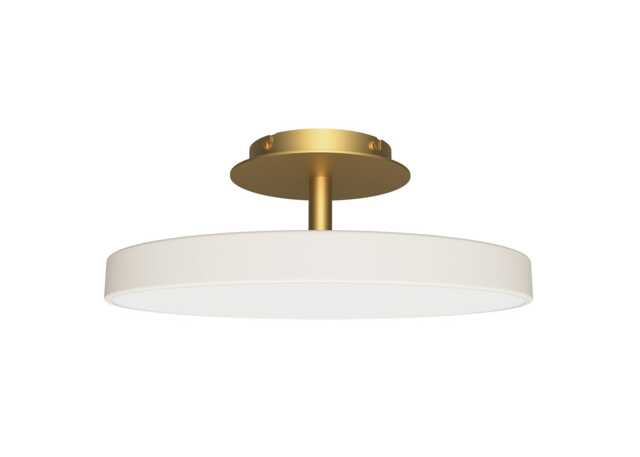 Umage Asteria LED Up Flush Ceiling Light Pearl White Medium