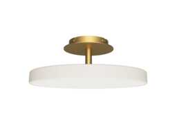Umage Asteria LED Up Flush Ceiling Light Pearl White Medium