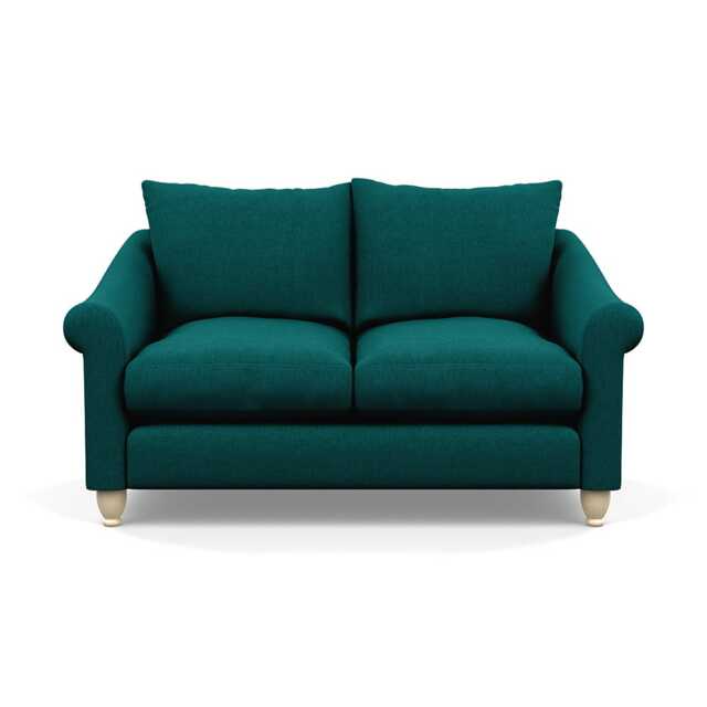 Heal's Devon 2 Seater Sofa Brushed Cotton Pine Natural Feet - image 1