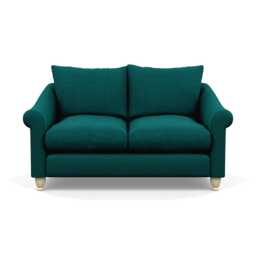 Heal's Devon 2 Seater Sofa Brushed Cotton Pine Natural Feet