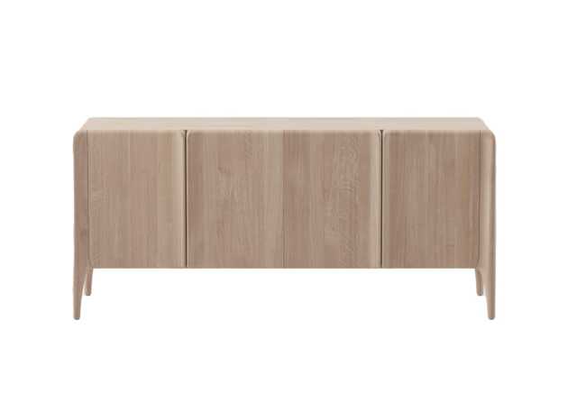 Artisan Rio Sideboard 4 Doors Oak White Oil 205 x 75cm
