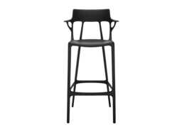 Kartell AI Bar Stool Black - thumbnail 1