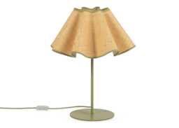Heal's Raffia Table Lamp Natural & Green