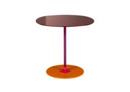 Kartell Thierry Table Medium Burgundy