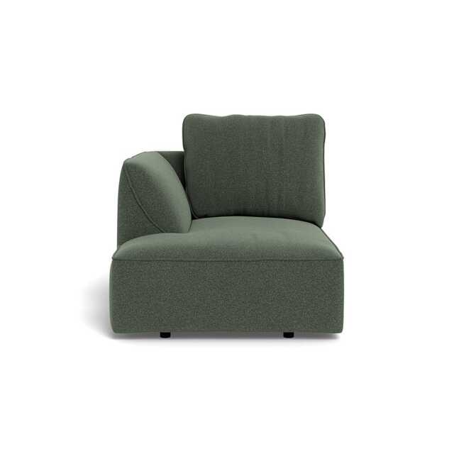 Heal's Morven Left Hand Facing Chaise Unit Boucle Fern