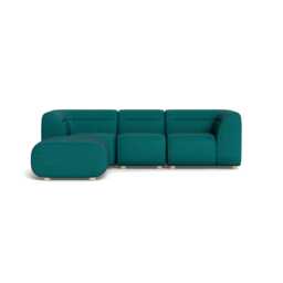 Heal's Lilli Left Hand Facing Corner Sofa Brushed Cotton Pine Natural Beech Feet