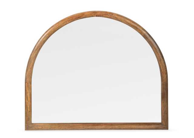 Heal's Genoa Over Mantle Mirror Walnut Finish 100 x 120cm