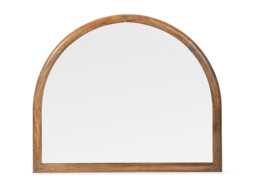 Heal's Genoa Over Mantle Mirror Walnut Finish 100 x 120cm