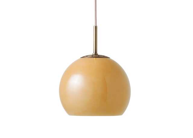 Frandsen Ball Pendant Light Amber Ø18cm