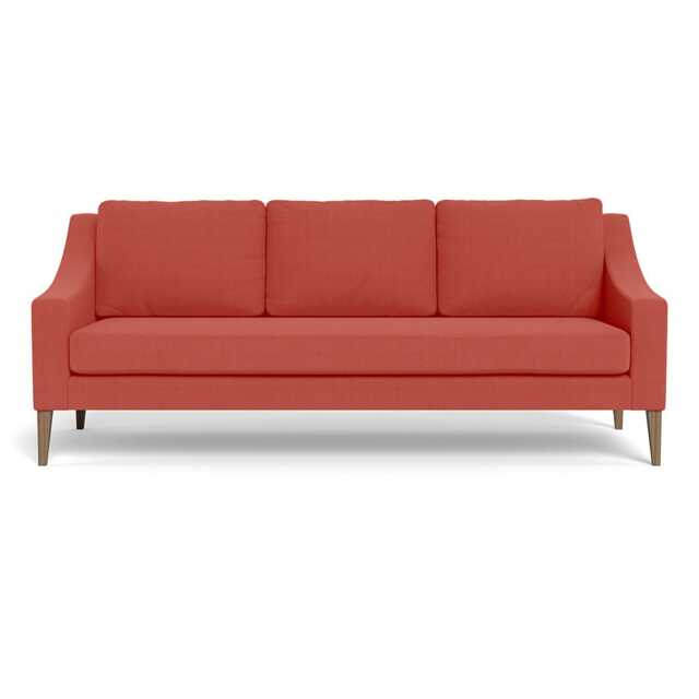 Heal's Richmond 4 Seater Sofa Linen Grenadine Tinted Ash Feet