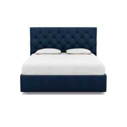 Heal's Balmoral Headboard Super King Capelo Linen-Cotton Inkspot - thumbnail 1