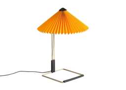 HAY Matin LED Table Lamp Yellow & Brass Small