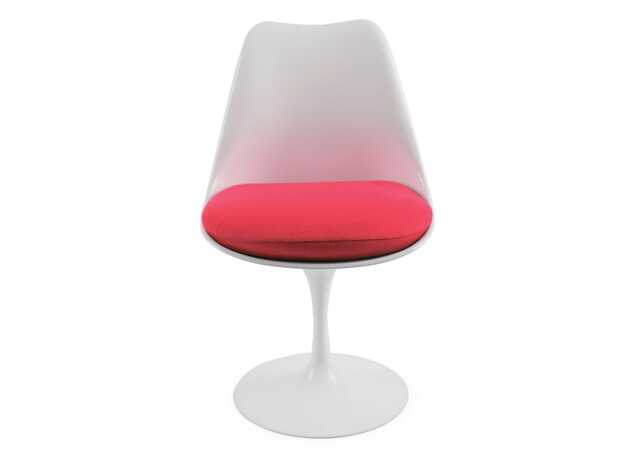 Knoll Saarinen Tulip Chair with Seat Cushion in Tonus 130