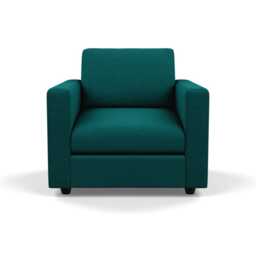 Heal's Nimbus II Armchair Brushed Cotton Pine Black Feet