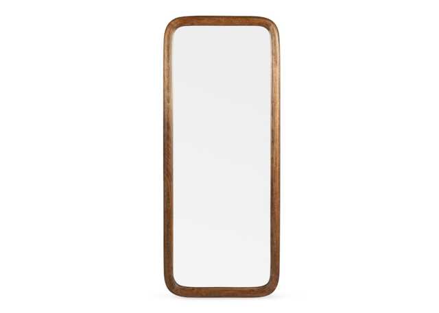Heal's Genoa Full Length Wooden Floor Mirror Walnut Finish 170 x 70cm