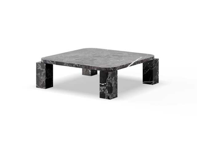 New Works Atlas Coffee Table Costa Black 82 x 82cm