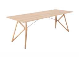 Gazzda Tink Dining Table White Oiled Oak 160cm