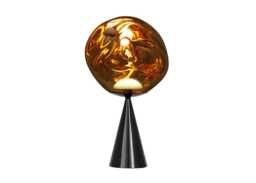 Tom Dixon Melt LED Cone Fat Table Lamp Gold