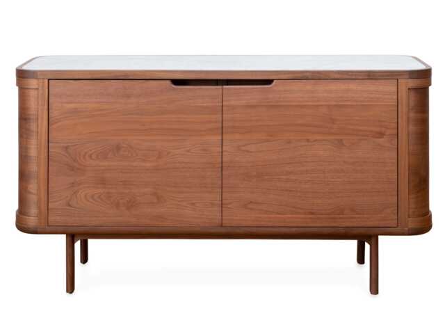 Heal's Anais Sideboard in Walnut with Marble Top