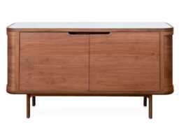 Heal's Anais Sideboard in Walnut with Marble Top