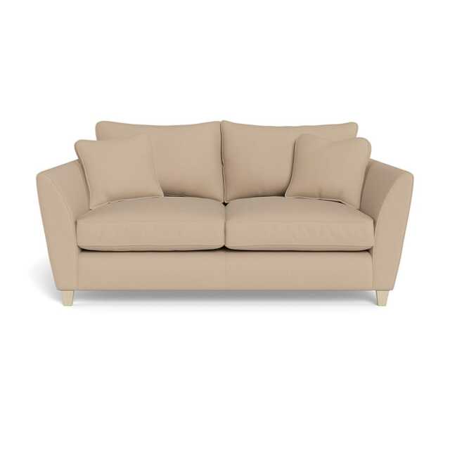 Heal's Torino 3 Seater Sofa Capelo Linen-Cotton Bamboo Natural Feet