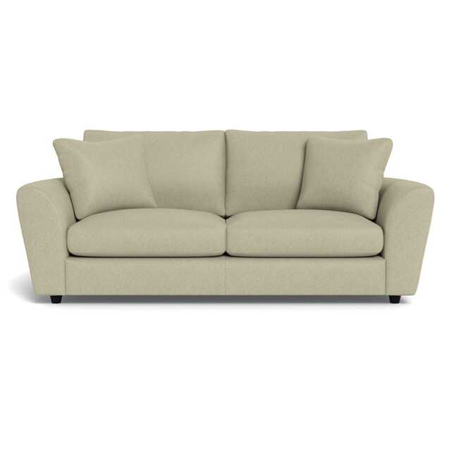 Heal's Snooze 4 Seater Sofa Cotton Grain Black Feet