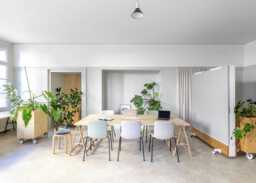 Vitra Hal Soft Tube Chair Dumet Pebble Meland Basic Dark Legs - thumbnail 2
