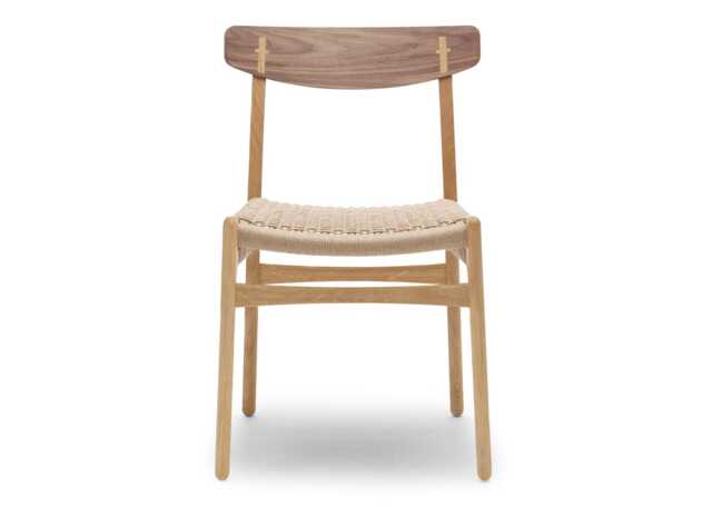 Carl Hansen & Son CH23 Chair Oak Frame & Walnut Backrest