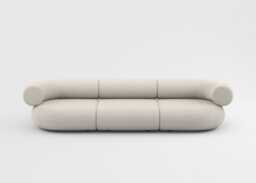 Tom Dixon Fat 3 seater Sofa in Hallingdal fabric bright