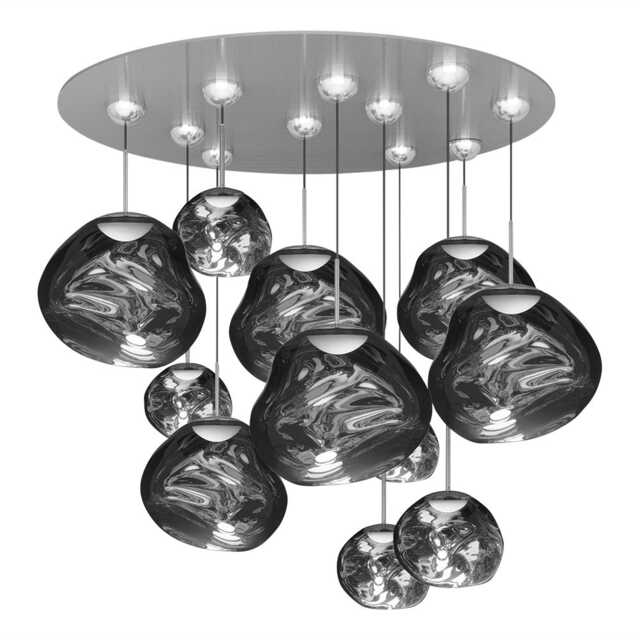 Tom Dixon Melt Mega Pendant System Chrome LED - image 1