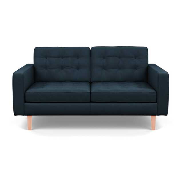 Heal's Hepburn 2 Seater Siena Cotton Deep Sea Natural