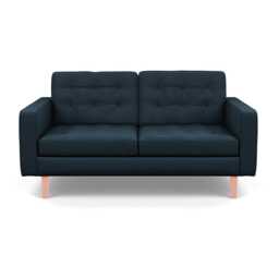 Heal's Hepburn 2 Seater Siena Cotton Deep Sea Natural