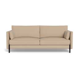 Heal's Tortona 3 Seater Sofa Capelo Linen-Cotton Bamboo Black Feet - thumbnail 1
