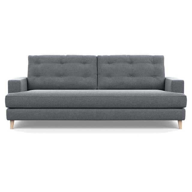 Heal's Mistral 4 Seater Sofa Textured Boucle Steel Natural Feet