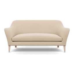 Heal's Wallis 3 Seater Sofa Brushed Cotton Oat Natural Feet