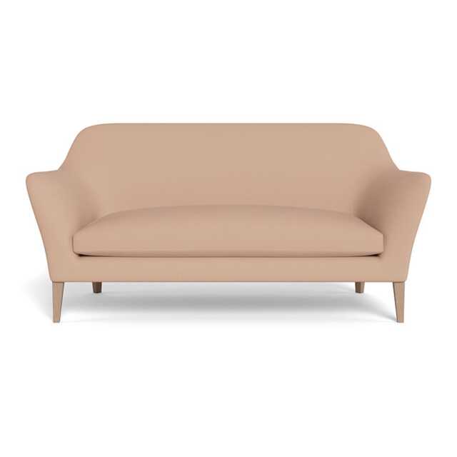 Heal's Wallis 3 Seater Sofa Capelo Linen-Cotton Rosedale Natural Oak Feet