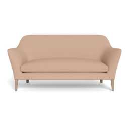 Heal's Wallis 3 Seater Sofa Capelo Linen-Cotton Rosedale Natural Oak Feet