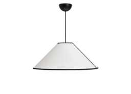 HAY Ava Cone Pendant White/Black Large