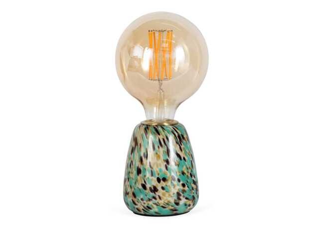 Heal's Confetti Glass Table Lamp Turquoise
