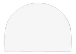 Heal's Fine Edge Mirror Over Mantle Silver Medium