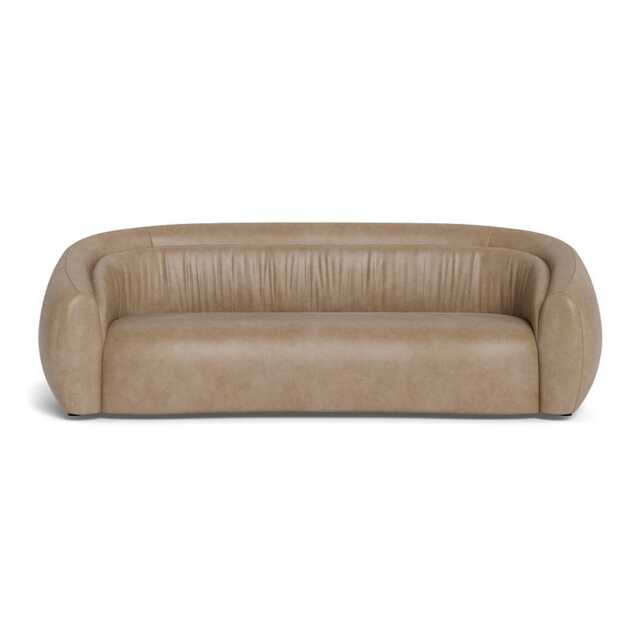 Heal's Flora 4 Seater Sofa Heritage Leather Camel 2015
