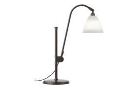 Gubi Bestlite BL1 Table Lamp Black Brass Bone China Shade
