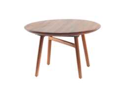 Artisan Dash Extending Dining Table European Walnut D125cm + 60cm