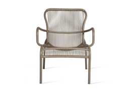 Vincent Sheppard Loop Outdoor Lounge Chair Rope Taupe