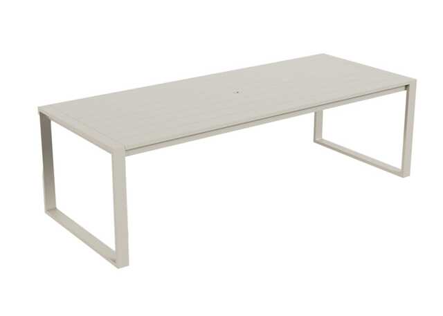 Case Eos Outdoor Communal Dining Table Pebble Grey