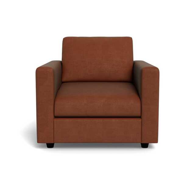 Heal's Nimbus II Armchair Smart Luxe Velvet Tawny Black Feet - image 1