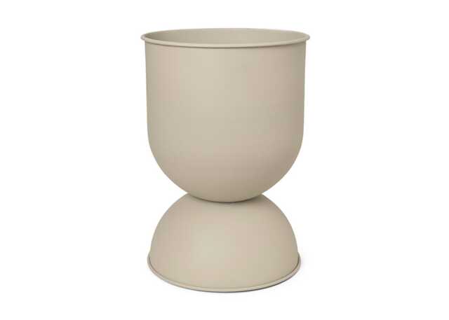 ferm LIVING Hourglass Plant Pot Cashmere Medium