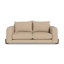 Heal's Nuvola 2 Seater Sofa Capelo Linen-Cotton Bamboo Black Beech Feet - thumbnail 1