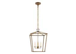 Visual Comfort Darlana Lantern Pendant Light Gild Medium